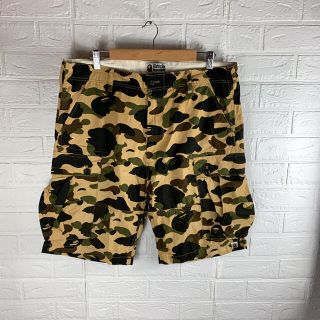 アベイシングエイプ(A BATHING APE)のエイプ　カモフラ柄　迷彩柄　ショートパンツ(ショートパンツ)