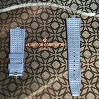 ヴァシュロンコンスタンタン(VACHERON CONSTANTIN)のヴァシュロンコンスタンタン　オーバーシーズ　ラバーベルト　ネイビーブルー(ラバーベルト)