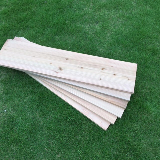 杉板 3枚 プレナー加工 / 1×10 ワンバイ材 板 天板　棚 ラック 1
