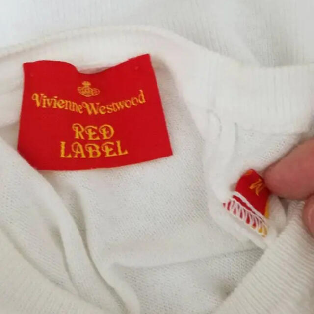 Vivienne Westwood(ヴィヴィアンウエストウッド)のヴィヴィアンウエストウッド Red　Label  ニット レディースのトップス(カットソー(長袖/七分))の商品写真