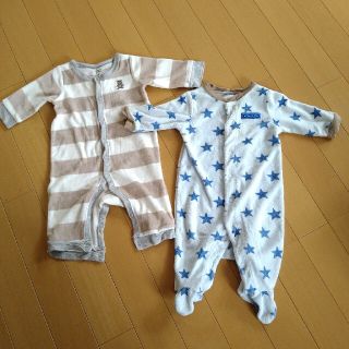 カーターズ(carter's)のカーターズ　Carter's　カバーオール　２セット　３ヶ月児(カバーオール)