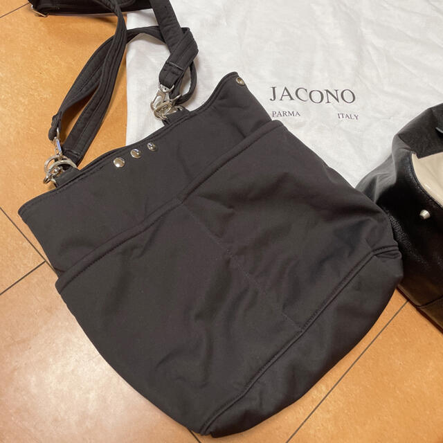 ◆JACONO ヤコノ イタリア老舗ブランド 革 ショルダーバッグ ハンドバッグ 8