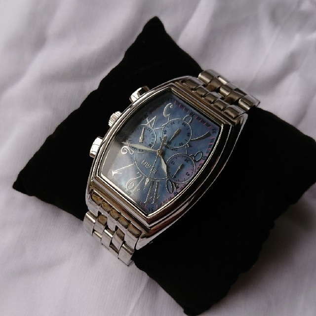 ELGIN(エルジン)の【ELGIN】エルジン★クロノグラフ･メンズ腕時計(シェル文字盤)稼働品 メンズの時計(腕時計(アナログ))の商品写真
