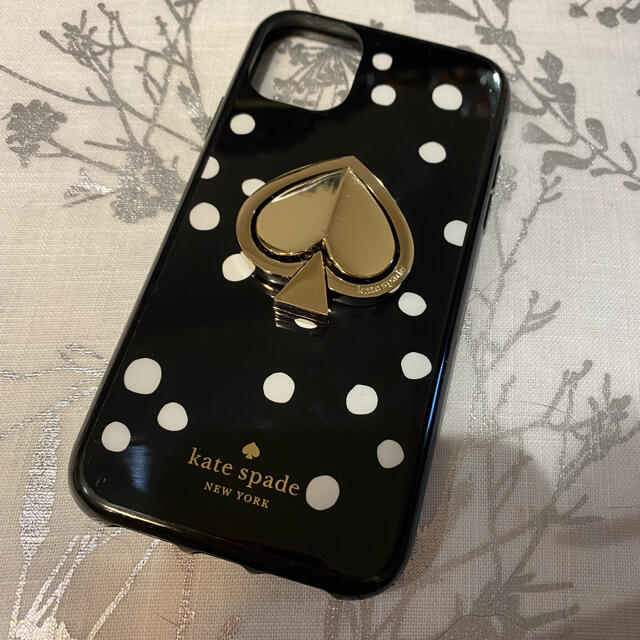 kate spade new york(ケイトスペードニューヨーク)のkate spade new yoke   iPhone11ケース+スマホリング スマホ/家電/カメラのスマホアクセサリー(iPhoneケース)の商品写真