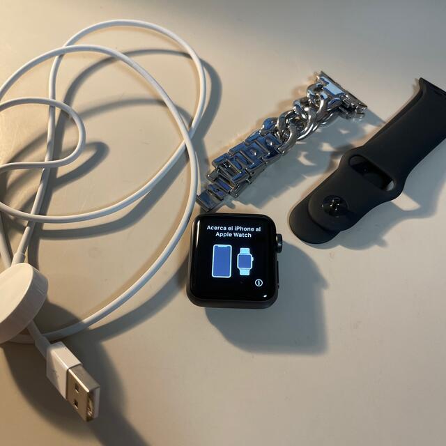 apple watch SERIES3 38mm GPS 充電コード無し