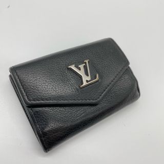 ルイヴィトン(LOUIS VUITTON)のルイヴィトン　LVロゴ　ポルトフォイユロックミニ　三つ折り財布(折り財布)