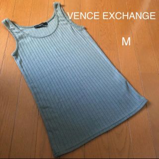 ヴァンスエクスチェンジ(VENCE EXCHANGE)の＊値下げしました＊ヴァンスエクスチェンジ　タンクトップ　カーキ(タンクトップ)