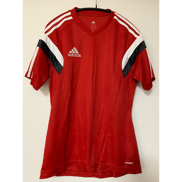 adidas(アディダス)のadidas アディダス Tシャツ　レッド　S メンズのトップス(Tシャツ/カットソー(半袖/袖なし))の商品写真