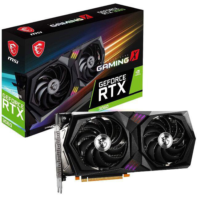 GeForce RTX 3060 GAMING X 12G 新品未開封　 スマホ/家電/カメラのPC/タブレット(PCパーツ)の商品写真