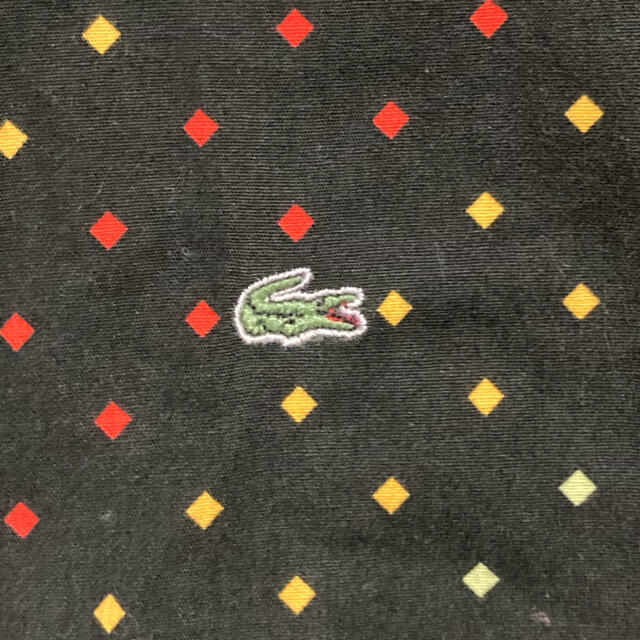 LACOSTE(ラコステ)のラコステ lacoste ノースリーブ　シャツ　サイズ40 ドット　水玉 レディースのトップス(シャツ/ブラウス(半袖/袖なし))の商品写真