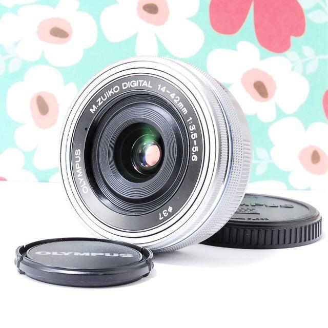 カメラ❤電動ズーム❤️オリンパス 14-42mm EZ❤パンケーキレンズ❤大人気❤