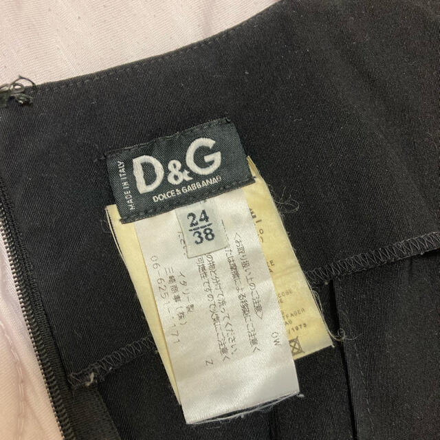 D&G(ディーアンドジー)のD&G ドルチェアンドガッバーナ　ワンピース　38 レディースのワンピース(ひざ丈ワンピース)の商品写真