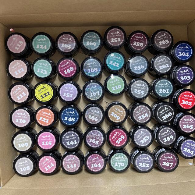 ageha カラージェル ほぼ新品 84色 まとめ売り(1個500円×84個) 【12
