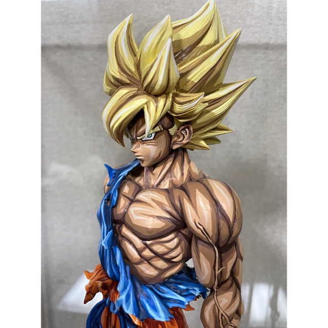 ドラゴンボール フィギュア リペイント品 SMSP 孫悟空 二次元彩色