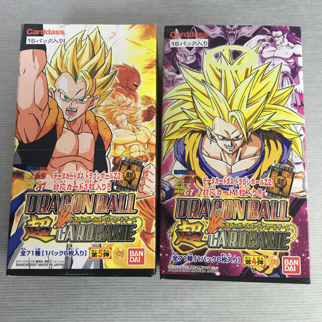 ドラゴンボールスーパーカードゲーム　第4弾　第5弾　新品・未開封Box/デッキ/パック