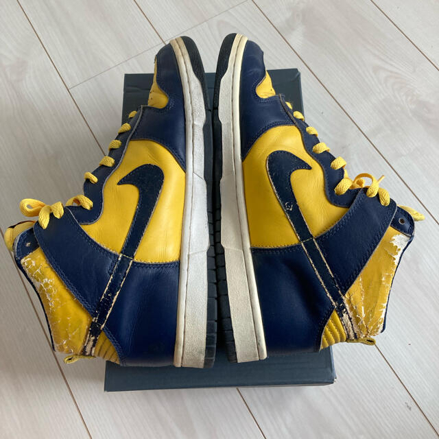 NIKE(ナイキ)のNIKE DUNK HIGH LE Michigan 1998年製　27.5㎝ メンズの靴/シューズ(スニーカー)の商品写真