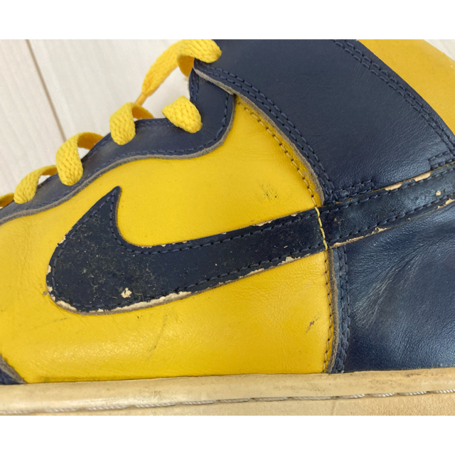 NIKE(ナイキ)のNIKE DUNK HIGH LE Michigan 1998年製　27.5㎝ メンズの靴/シューズ(スニーカー)の商品写真