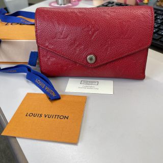 ルイヴィトン(LOUIS VUITTON)のルイヴィトン  モノグラムアンプラント 二つ折り財布SALEします！(財布)