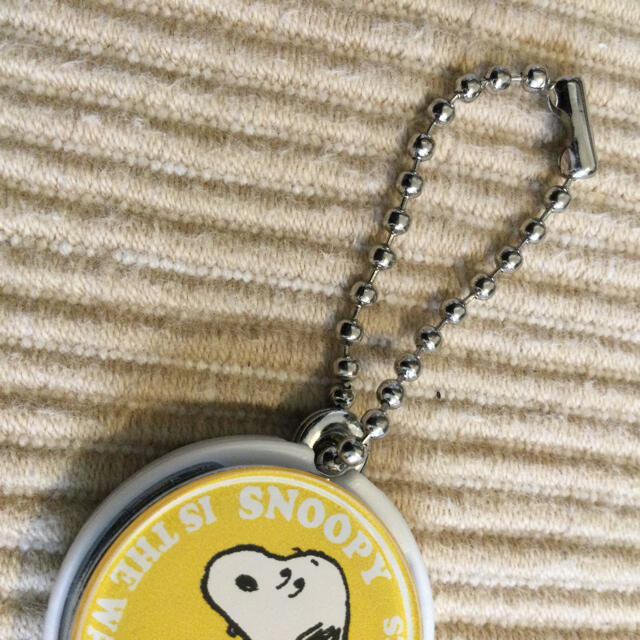 SNOOPY(スヌーピー)のSKジャパン SNOOPY スヌーピー 丸型つめきり（イエロー） キーホルダー エンタメ/ホビーのアニメグッズ(キーホルダー)の商品写真