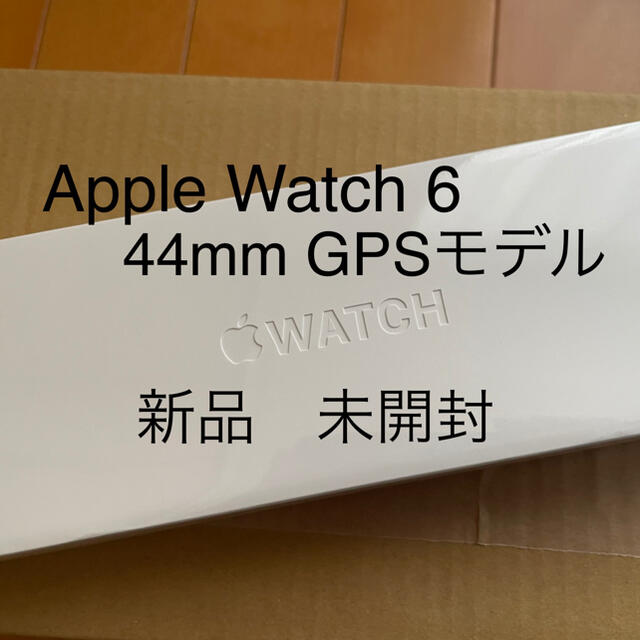 メンズApple Watch 6 GPS 44mm スペースグレー スポーツバンド