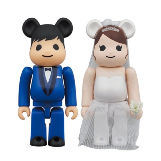 MEDICOM TOY(メディコムトイ)のBE@RBRICK グリーティング 結婚 4 PLUS 100％ エンタメ/ホビーのフィギュア(その他)の商品写真