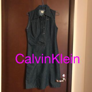 カルバンクライン(Calvin Klein)のカルバン・クライン　デニムワンピース(ロングワンピース/マキシワンピース)