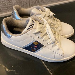 ポロラルフローレン(POLO RALPH LAUREN)のPOLO スニーカー　23.5〜24cm(スニーカー)