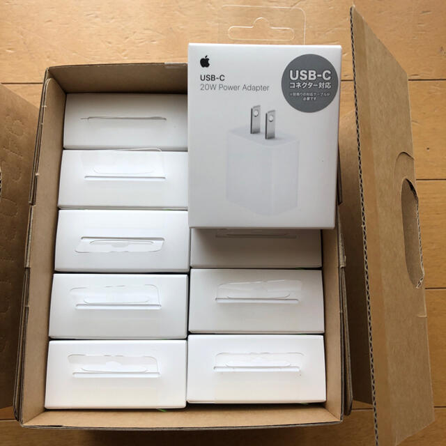 Apple 20W USB-C 充電アダプタ　10個バッテリー/充電器