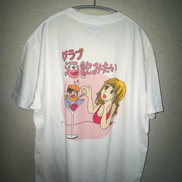 Lサイズ　酒飲倶楽部Tシャツ CLUB SAKENOMITAI