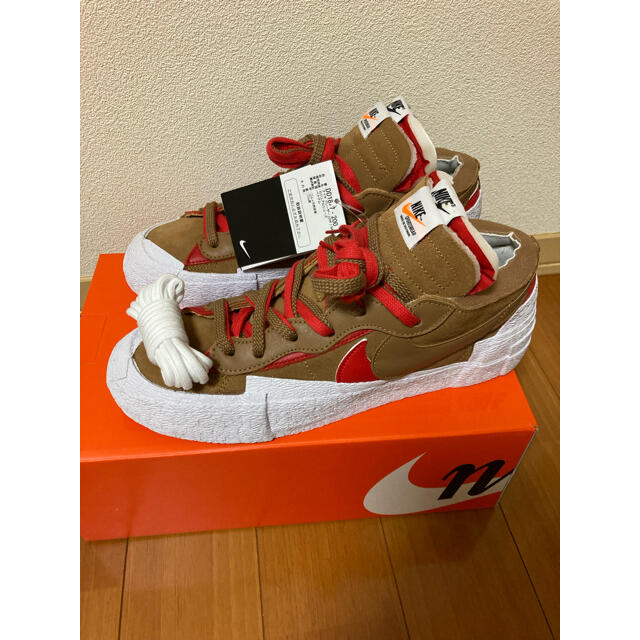 sacai nike blazer low 28cm 新品 未使用 - スニーカー