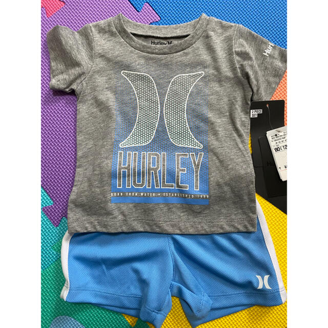 Hurley(ハーレー)のHurley セットアップ キッズ/ベビー/マタニティのベビー服(~85cm)(Ｔシャツ)の商品写真