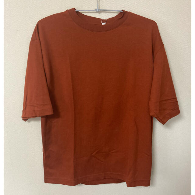 UNIQLO(ユニクロ)のエアリズムコットンオーバーサイズTシャツ（5分袖）ユニクロ UNIQLO メンズのトップス(Tシャツ/カットソー(半袖/袖なし))の商品写真