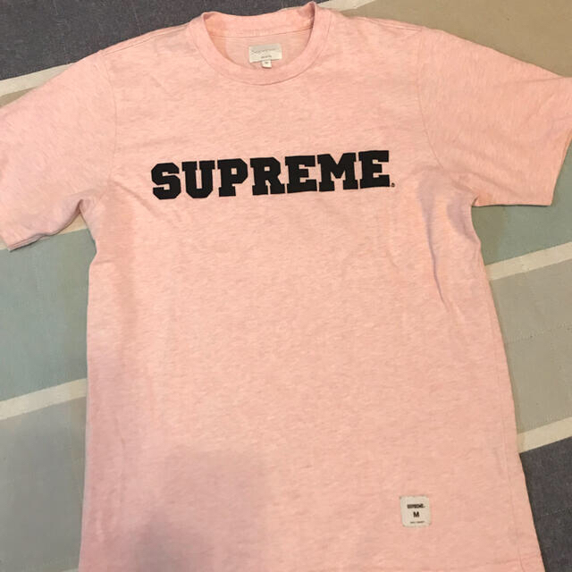 SUPREME Tシャツ薄ピンク　Mサイズ