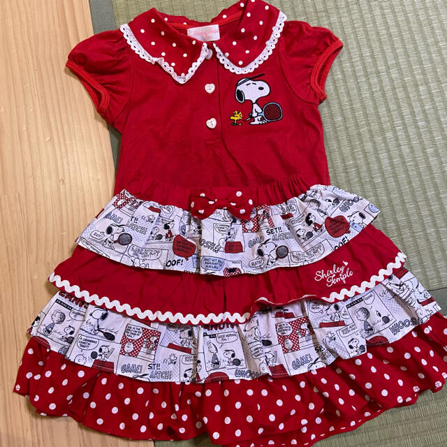 Shirley Temple(シャーリーテンプル)のスヌーピー 最終値下げ キッズ/ベビー/マタニティのキッズ服女の子用(90cm~)(ワンピース)の商品写真