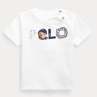 ポロラルフローレン(POLO RALPH LAUREN)の訳あり①24M/90cm【正規品】ポロラルフローレン　ポロベア　半袖Tシャツ(Ｔシャツ)