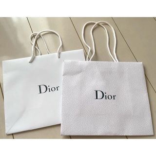 ディオール(Dior)の【DIOR】ショップ袋　2枚セット(ショップ袋)