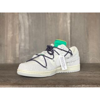 ナイキ(NIKE)のoff-white NIKE Dunk Low Lot 20/50 us8.5(スニーカー)