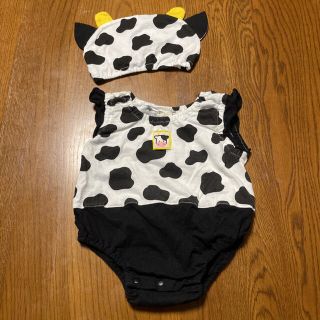 ベビーギャップ(babyGAP)のクロワッサンベベ うし ロンパース 70(ロンパース)