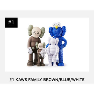 【即時発送】KAWS FAMILY BROWN/BLUE/WHITE(その他)