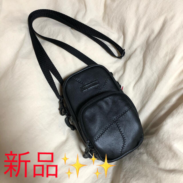 Supreme Patchwork Leather Shoulder Bag 黒