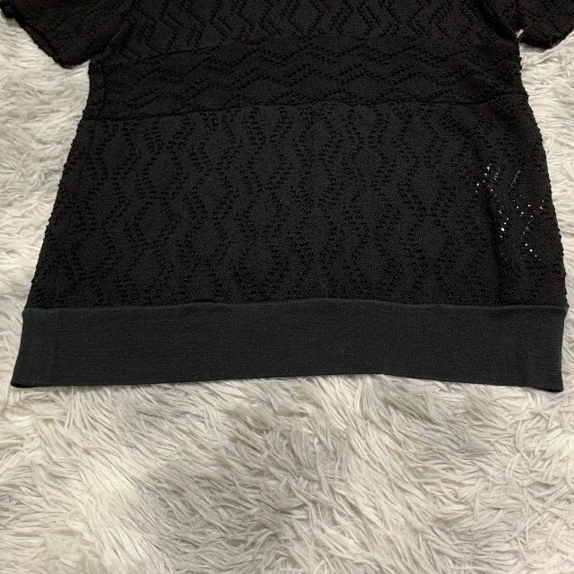 COMME des GARCONS - 【美品】トリコ コムデギャルソン 黒 レース 総柄
