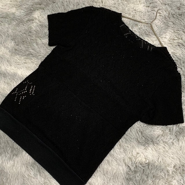 COMME des GARCONS - 【美品】トリコ コムデギャルソン 黒 レース 総柄