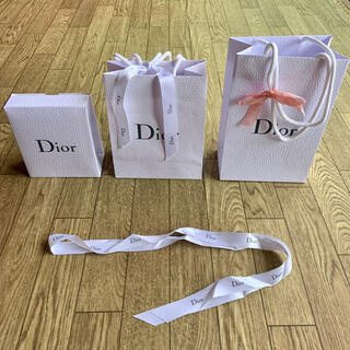 ディオール(Dior)のDior ディオール　紙袋 & 紙箱 ギフト用ボックス & リボン　セット(ショップ袋)