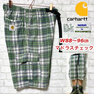 カーハート(carhartt)のcarhartt カーハート MADRAS マドラスチェック柄 カーゴショーツ(ショートパンツ)