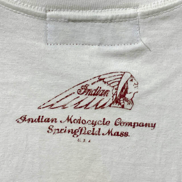 Indian(インディアン)の新品 定番 Tシャツ ひび割れ プリント インディアン メンズのトップス(Tシャツ/カットソー(半袖/袖なし))の商品写真