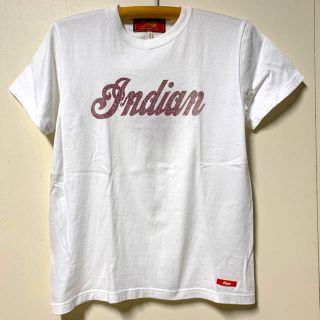 インディアン(Indian)の新品 定番 Tシャツ ひび割れ プリント インディアン(Tシャツ/カットソー(半袖/袖なし))