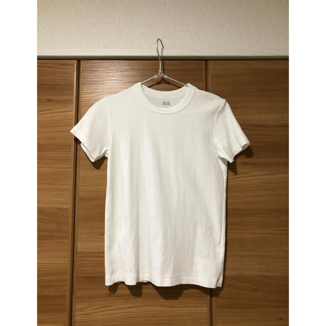 UNIQLO(ユニクロ)のユニクロ / クルーネックTシャツ　Mサイズ レディースのトップス(Tシャツ(半袖/袖なし))の商品写真