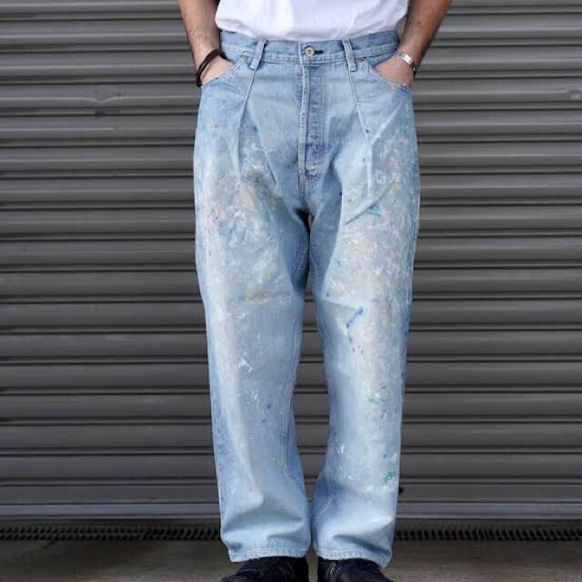 HERILL 21ss 15oz Denim Tack Splash  サイズ1デニム/ジーンズ