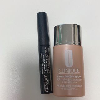 クリニーク(CLINIQUE)の【新品未使用】CLINIQUE クリニーク  マスカラ&ファンデーション(サンプル/トライアルキット)