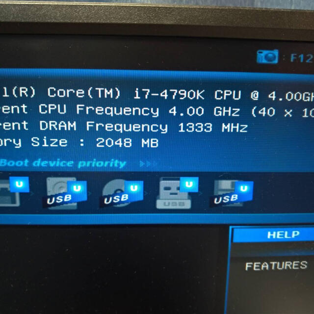 【！！値下げしました！！】インテル® Core™ i7-4790K スマホ/家電/カメラのPC/タブレット(PCパーツ)の商品写真